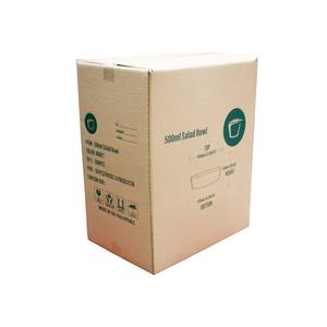 ชุดชามสลัดกระดาษคราฟท์500มล. ภาชนะใส่อาหารแบบใช้แล้วทิ้งเกรดอาหารขายส่ง - Product Image 6