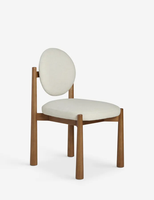 Chaise de salle à manger en bois massif de style moderne avec dossier, design léger pour la maison, le bar, le café, le restaurant