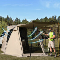Tente de voiture portable pour SUV, auvent de protection pour hayon, idéal pour les voyages en plein air et le camping, tente de camping pour véhicule SUV