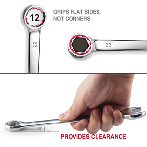 Jeu de clés mixtes métriques de haute qualité, 20 pièces, avec boîte, clés à fourche et à douille, à double usage, en vente - Product Image 3