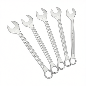 Open End Wrench Set 5 Piece Metric Steel Combination <b>Tool</b> For Automotive Repair - Product Image 2