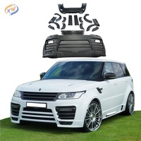 Kit carrosserie en fibre de carbone pour Range Rover Sport, style MSY, diffuseur avant en fibre de carbone, spoiler de capot