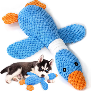 Giocattolo per Cani in Peluche a Forma di Animale Carino con Suono Squittente, Giocattoli Morbidi Imbottiti per Cuccioli da Masticare - Product Image 1