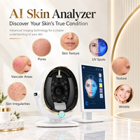 Analyseur de peau 3D intelligent AI, système d'analyse faciale, scanner facial avec technologie d'imagerie cutanée numérique pour salon de beauté