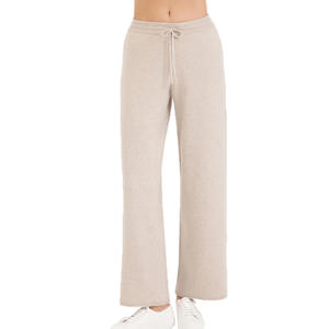 Pantalon Lounge en Maille pour Femme avec Taille Élastique, Tissu Anti-Plis, Écologique et Respirant - Conception en Maille Premium - Product Image 1