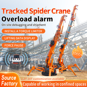 <strong>Crawler</strong> Spider <strong>Crane</strong> Mini <strong>Crawler</strong> <strong>Crane</strong> with Telescopic Boom for Lifting Operations in Workshop - Product Image 4