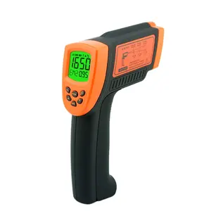 Inteligente Sensor AR882 + Sem contato Digital IR termômetro infravermelho Laser Termômetro Infravermelho Medidor de Temperatura-18 a 1650C