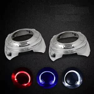 2.5 pollici 3.0 pollici Hid proiettore quadrato copertura Xenon proiettore lente auto faro Retrofit Led proiettore protezioni con occhio di angelo