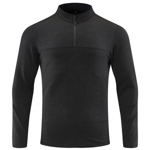 Abbigliamento Fitness ad Asciugatura Rapida, T-shirt Sportiva Casual in Poliestere <span class=keywords><strong>a</strong></span> <span class=keywords><strong>Maniche</strong></span> <span class=keywords><strong>Lunghe</strong></span>, Top Sportivo Elasticizzato da Uomo - Product Image 4