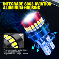 Bombilla LED 6000K blanco 501 W5W T10 sin errores para cúpula de coche mapa puerta cortesía matrícula tablero instrumento