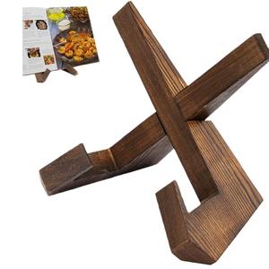 Modern Home Use Wooden <strong>Recipe</strong> Holder with Lazy Stand for Reading and Displaying on Kitchen Desktop - Product Image 5