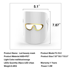 뜨거운 판매 전문 뷰티 살롱 3 색 광자 <span class=keywords><strong>Pdt</strong></span> 레드 <span class=keywords><strong>Led</strong></span> 페이셜 라이트 테라피 마스크 <span class=keywords><strong>Led</strong></span> 뷰티 마스크 - Product Image 6