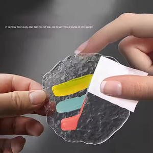 Acrílico Nail Display Plate Brush Holder Dappen Dish Nail Color Chart Nail Art Paletas - Product Image 5