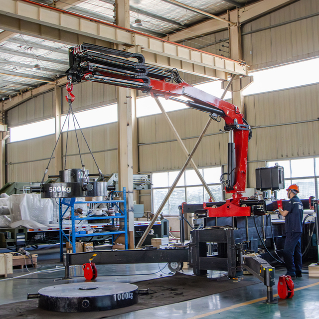BS700 Manganese Steel Knuckle Boom Crane 3.2T Capacity & 9.4m Boom