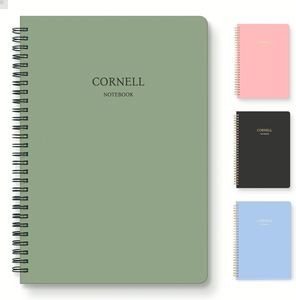 Cuaderno Cornell Personalizado de Tapa Dura, 7x10 Pulgadas, 100 Hojas, Encuadernado en Espiral, con Páginas Rayadas para Universidad, Notas de Estudio y Reuniones, Planificador, Regalo - Product Image 4