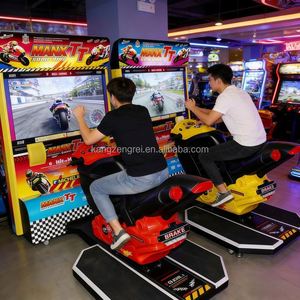 Nouvelle machine de jeu d'arcade à monnayeur pour deux joueurs, simulateur de course de moto TT 42 pouces, grand modèle pour adultes, en tôle - Product Image 5