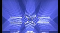Barre de projecteurs LED mobiles 12x60W avec halo LED pour DJ, discothèques, concerts et événements