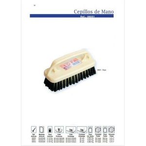 Cepillos De Mano 160x48x40mm Black Bristles For Clothes Cleaning - Product Image 3