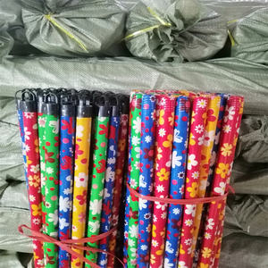 Productos de limpieza para fregonas Escoba Flor Boom Stick Palos De Escoba Magica PP Escoba Cubierta de PVC Mango De Eucalipto - Product Image 4