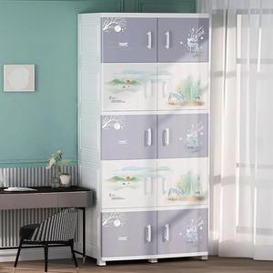 Commodes de rangement pour enfants en plastique moderne, portables, sûres, à bords arrondis, durables, 5+ tiroirs pour jouets, vêtements, salon, produits pour bébés - Product Image 3