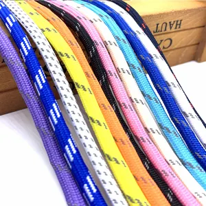 Prezzo di fabbrica 4 millimetri Ovale Elastico Senza Cravatta Lacci Delle Scarpe Pigri Personalizzato Colorato Stretch Sport Lacci