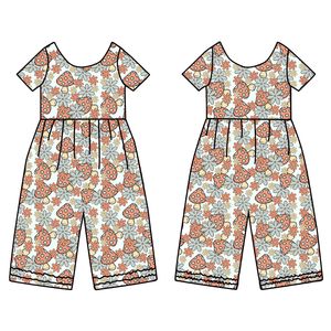 FM 3-7Day OEM/ODM Venta al por mayor Pelele burbuja para bebé niña, de manga larga, con estampado de conejo de Pascua y leopardo, con broche de botón en la entrepierna y espalda con diseño de cuchara, Primavera - Product Image 1