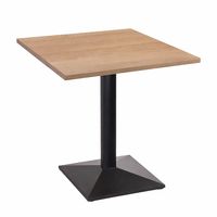 Table en stratifié Lifepursue avec placage en bois de chêne pour restaurant