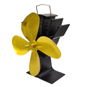 Ventilatore per Stufa a Legna Piccolo Nuovo Design a 4 Pale Alimentato dal Calore per Caminetto - Product Image 2