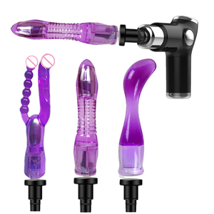 Kostenlose individuelle Schachtel - 2 in 1 Universal Dildo <span class=keywords><strong>Penis</strong></span> Silikon-Massagekopf für Faszienmassage Massagegerät Gewehr Damen Masturbation Sexspielzeug - Product Image 1