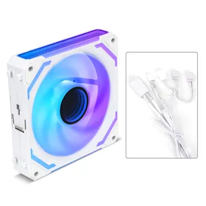 AsiaHorse COSMIQ 120mm Rgb Fan Infinity Mirror 5V 3-PIN Connector Daisy Chain PWM Cooling Fans