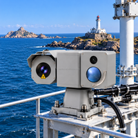 Caméra PTZ à imagerie thermique longue portée pour la patrouille offshore, les eaux côtières et la sécurité des ports