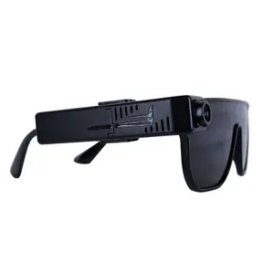 Modelos explosivos grabación visual humana IPcamera teléfono móvil monitoreo de seguridad web Clip de cámara en las patas de las gafas