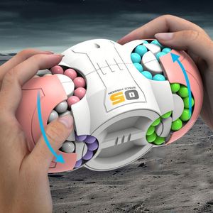 Rotating Finger <b>Magic</b> Cube Eco-friendly Plastic Bean Toy Adults Kids Educational Fingertip Fidget Decompression Stress Relief - Product Image 2