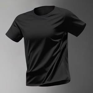 T-shirt de sport à manches courtes en polyester léger à séchage rapide, personnalisable avec logo, idéal pour la course, la gym et le marathon - Product Image 3