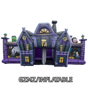 Laberinto Inflable Negro <span class=keywords><strong>de</strong></span> Grado Comercial para Halloween, Casa Embrujada Inflable para Fiestas - Product Image 4
