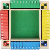 Cartes à rabat à quatre faces Sports décontractés et divertissement Jeu de table pour enfants et parents pour l'interaction parent-enfant