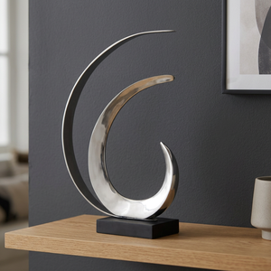 Sculpture abstraite moderne, décoration artistique de table, forme irrégulière, design fait main pour le salon - Product Image 6