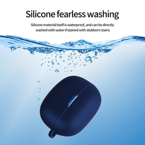 Nueva Funda Protectora de Silicona Suave Mate para Auriculares Xiaomi <span class=keywords><strong>Redmi</strong></span> <span class=keywords><strong>Buds</strong></span> 8 / <span class=keywords><strong>5</strong></span> <span class=keywords><strong>Pro</strong></span>, Antiarañazos, Antipolvo, con Gancho - Product Image 3