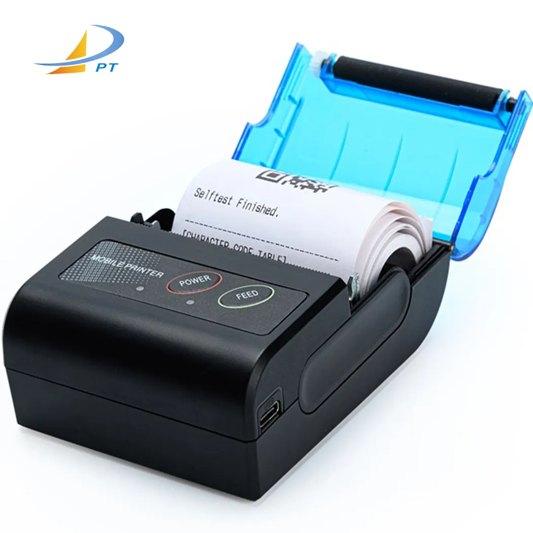 Pabrik langsung murah Hitam dan Putih 58mm genggam portabel label printer untuk industri label printer BT-II