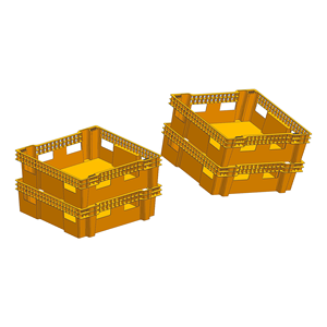 Boîtes d'élevage d'insectes en plastique empilables JOIN 1100*1100*350, utilisées pour les vers de farine, les mouches soldats noires (BSF), les vers de buffle, les grillons - Product Image 5