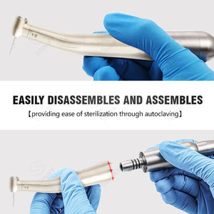 Pieza de mano dental de turbina de baja velocidad con contraángulo 1:5 de aumento - Product Image 4