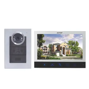 Shenzhen ACTOP factory 7inch Screen Audio Intercom System Smart Video Door Phone Camera Doorbell