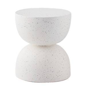 ModHomi <strong>Small</strong> Hourglass Coffee <strong>Table</strong> with MGO Faux Terrazzo Finish for Living Room Bedroom <strong>Patio</strong> Garden Indoor Outdoor Use - Product Image 5