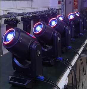 Bluemoon 150W LED Head Moving Beam Light DMX512 With LED Strip Prism Frost Disco Stage Lighting for <strong>DJ</strong> Wedding Event - Product Image 6