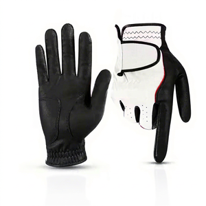 Guantes de Golf de Cuero Genuino Cabretta, Suaves y Cómodos, con Logotipo Personalizado, para Mano Izquierda, Transpirables, Antideslizantes, con Protección UV - Product Image 1