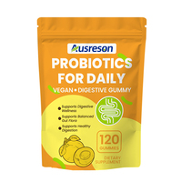 Gummies Probiotiques Véganes Personnalisées OEM pour la Santé Intestinale : Vitamines, Probiotiques, Prébiotiques et Fibres pour un Usage Quotidien