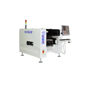 High Technology Pick Place Machine HWGC PCB Machine T4 With Conveyor For 0201 Industrial Equipments Solar Mounting System