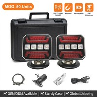 Nouveaux feux de remorque sans fil homologués DOT, étanches IP67, 12V, pour remorques de bateaux, kit de remorquage LED submersible