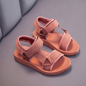 Sandales d'été à semelle souple pour enfants, chaussures décontractées de plage pour garçons, sandales simples à bout ouvert avec sangle tendance, vente en gros de sandales pour enfants - Product Image 2