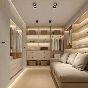 Armarios Empotrados Modernos de Diseño de Alta Gama, Armario Abierto de Gran Almacenamiento, Armario de Tamaño Personalizado - Product Image 4